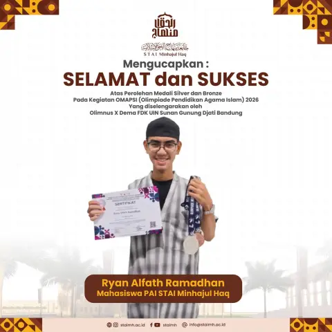 Mahasiswa STAI Minhajul Haq Raih Silver dan Bronze Medal pada OMAPSI 2026 Mahasiswa STAI Minhajul Haq Raih Silver dan Bronze Medal pada OMAPSI 2026