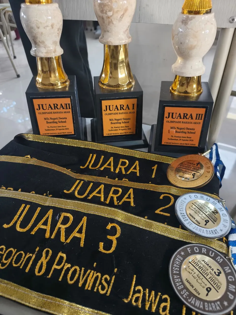 Minhajul Haq Raih Prestasi Gemilang di Olimpiade Bahasa Arab IX Jawa Barat 2026 Minhajul Haq Raih Prestasi Gemilang di Olimpiade Bahasa Arab IX Jawa Barat 2026